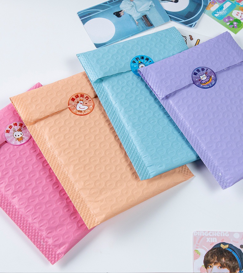 마카롱 컬러 포장백-옐로우-10개입