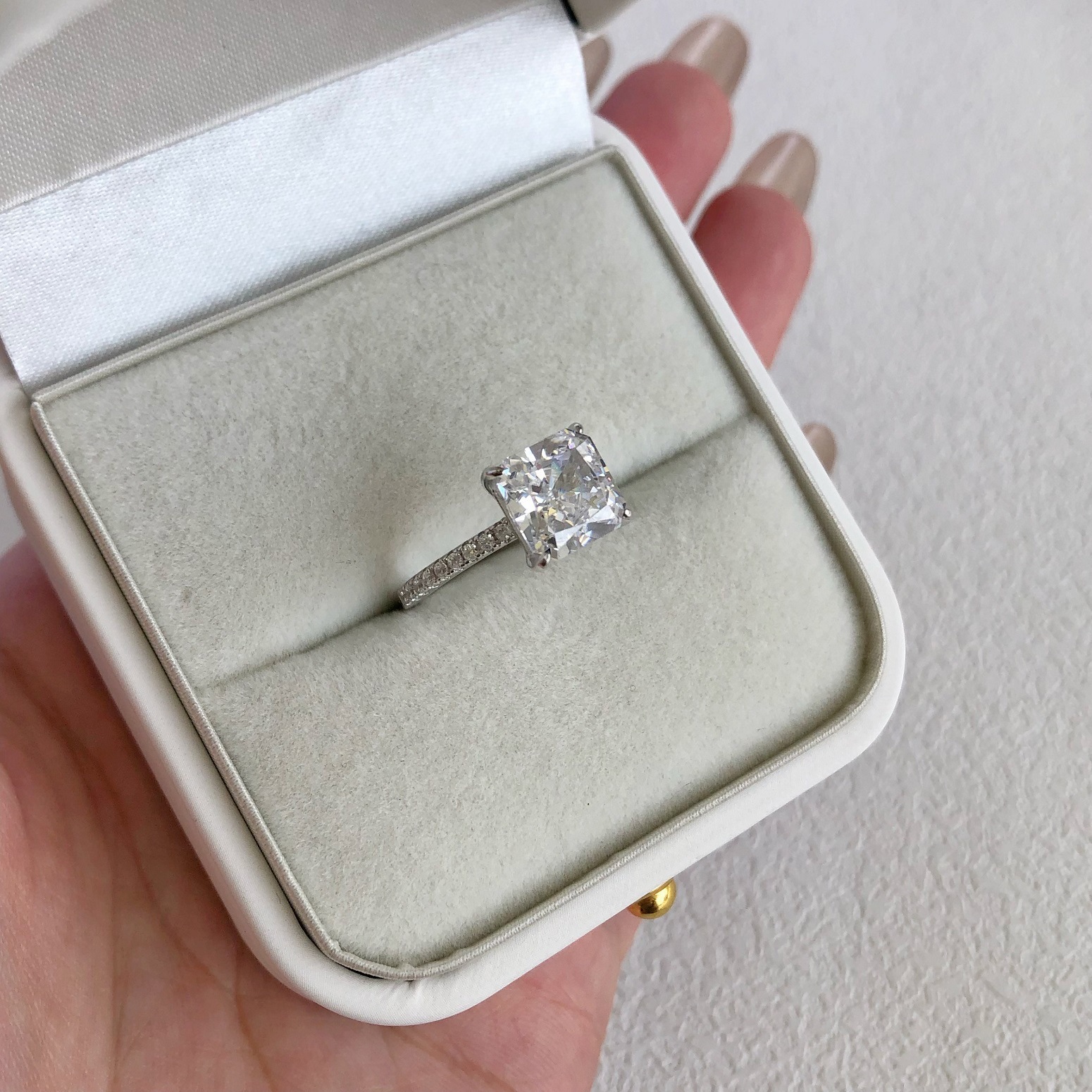 6g Weight Zircon Inlay Material Rings Classification 5, 9 Ring Size 1 Piece Quantity Holiday, Daily Occasion 925 Sterling Silver Material Geometric, Heart Shape Pattern Women's Gender Plating, Inlay Design Elegant Style 925 Sterling Silver Zircon Geometric Heart Shape Rings 25