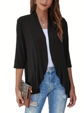 O 74661 Solid Color Cardigan Top ��ɫ�������� �羳ŷ��