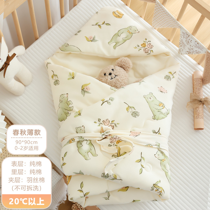 Bee Bear - 15~25도에 적합한 퀼팅 봄, 가을 스타일