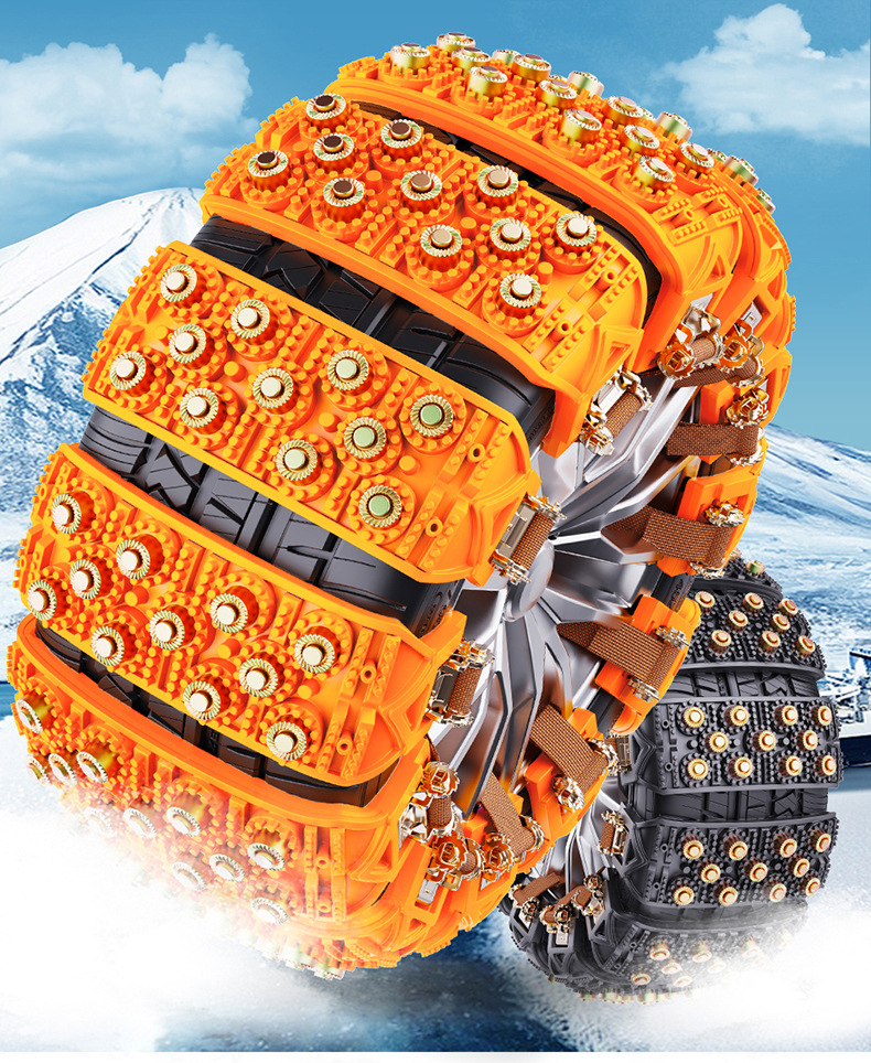 Tire Anti-Skid Chain for Cars, Universal Snow Emergency Escape Tpu Chain, Extra Thick 11 Steel Bowl, Factory Direct Sale