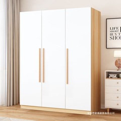 衣柜家用卧室出租房用经济型实木质儿童衣橱工厂直销简易组装柜子