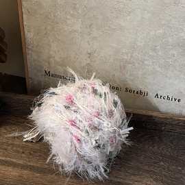 半眠日记DEN邓邓手混线毛线手工钩编织DIY包包帽子卡套配线材料