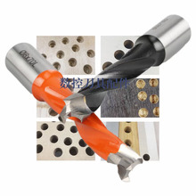滚花钻套三刃可定排钻钻头三合一木工开孔器偏心轮底座孔钻头深沉
