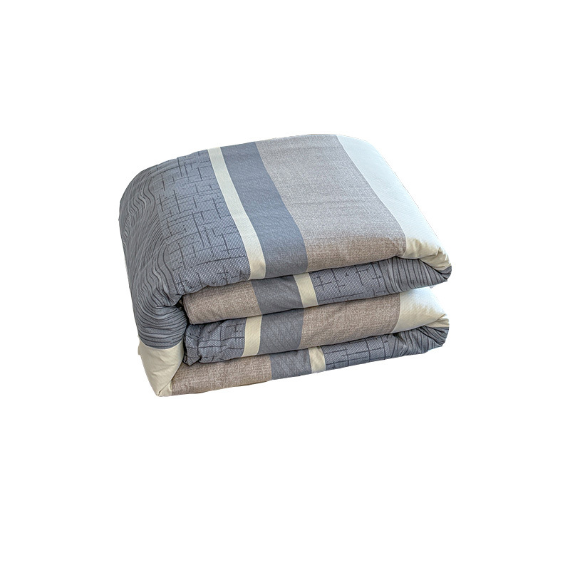 Juego de cama de dormitorio de estudiantes universitarios de tres piezas de algodón puro algodón lavado de algodón sábana individual funda de edredón juego de cama de cuatro piezas