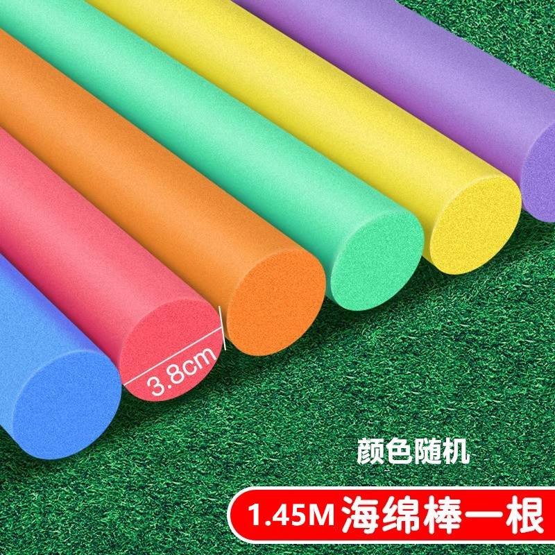 3.8cm sponge sticks 1.6m pieces (random color)