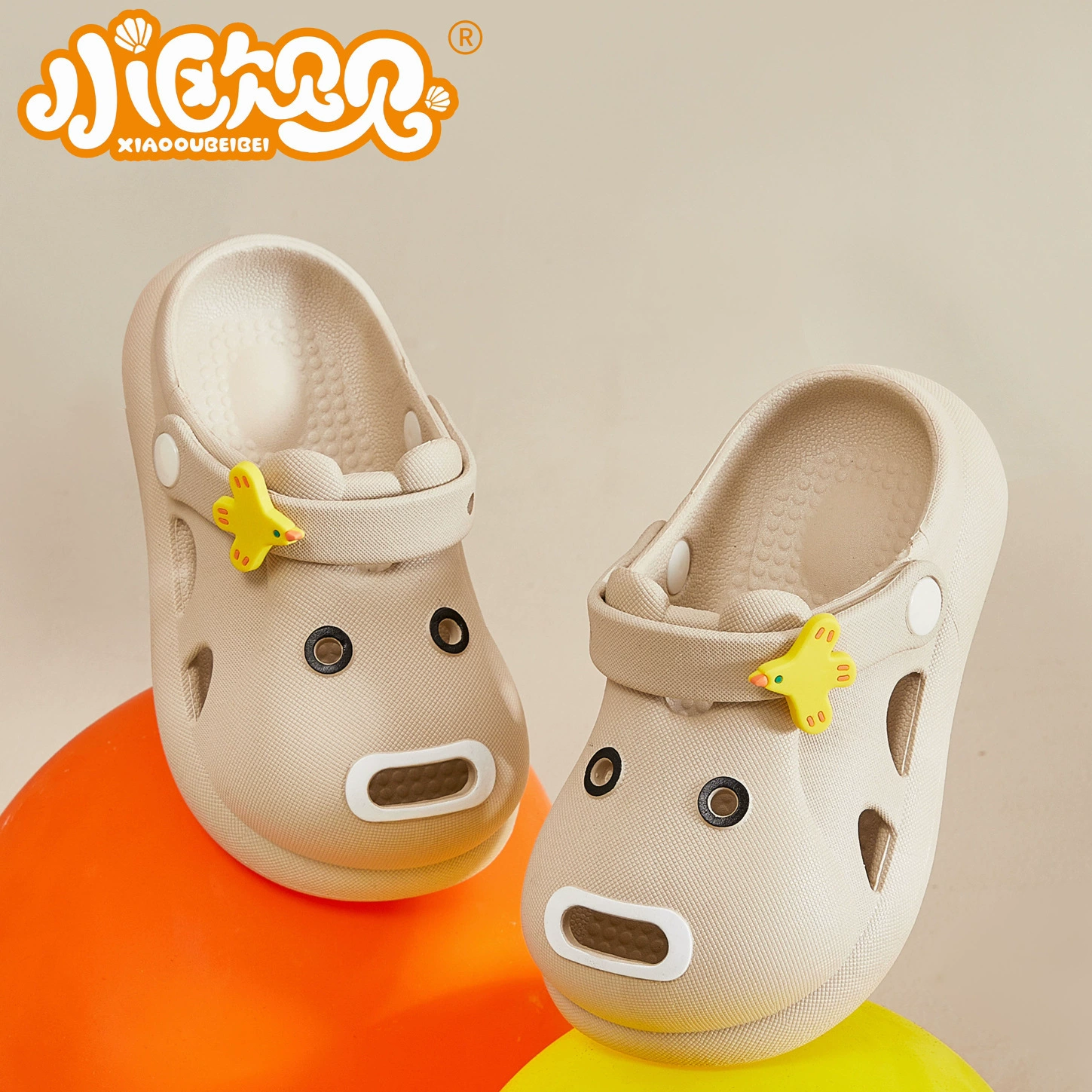 Детские сандалии 2024 года, новые мальчики и девочки От 2 до 9 лет Детские милые Мультяшные Нескользящие туфли с закрытыми носком