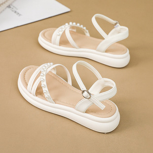 8806 Sandals Women's 2024 New Explosions Summer Outer Wear All-match Thick Bottom Strap Soft Bottom Flat Mori Slippers