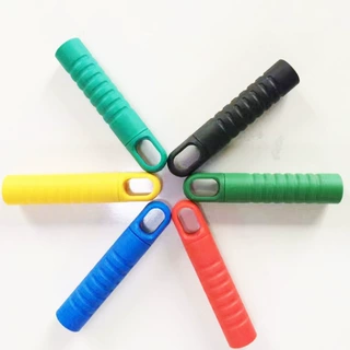 厂家批发加厚拖把配件塑料拖把手柄22mm25mm蓝色手柄把套拖把杆套