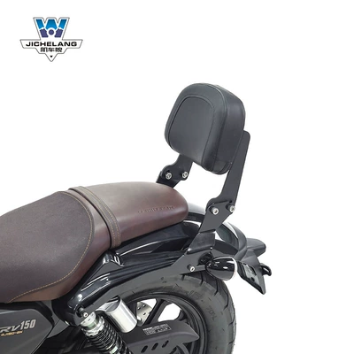 Muscle car Wolf applicable to Qianjiang flash 150 backrest tail shelf rear tail frame tail wing multifunctional folding backrest modification (Motorcycle tail) - flash-150-simple-type-back-to-back-angle-can-be-fine-tuned
