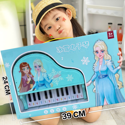 Fun Kids Small Piano Toy, Beginner Electronic Keyboard Toy with Lights, Playable for Kindergarten Girls, Gift