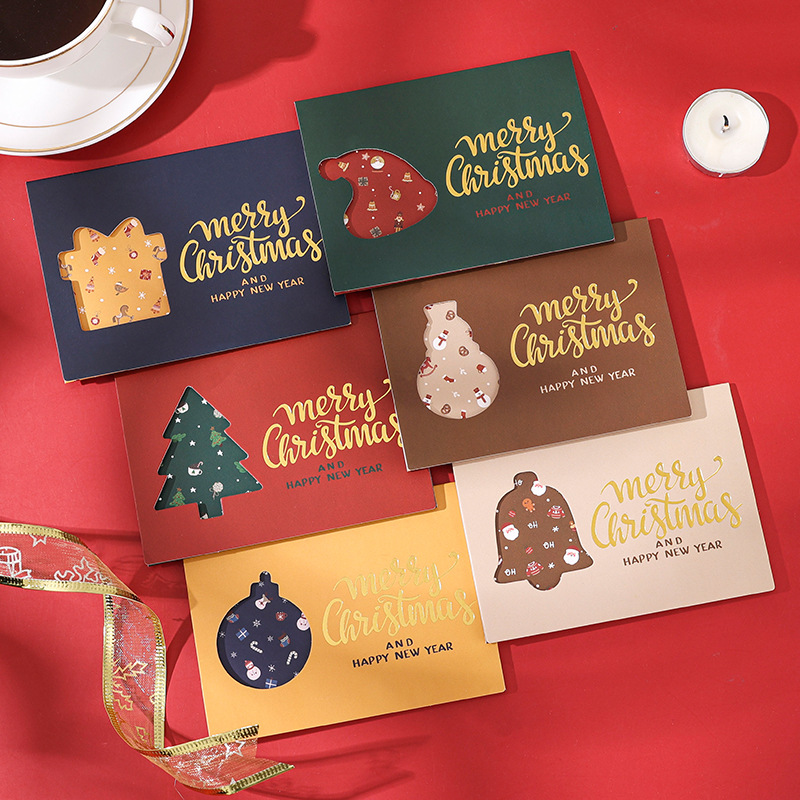 Tarjeta de felicitación creativa retro de piel de vaca con plantas y flores para días festivos infantiles, deseos de cumpleaños, tarjeta pequeña en blanco con sobre