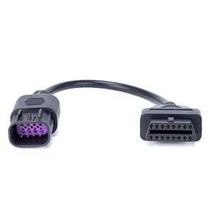 Obd to 8-Pin Diagnostic Adapter Suitable for Polaris All-Terrain Vehicle Atv Motorcycle Cable
