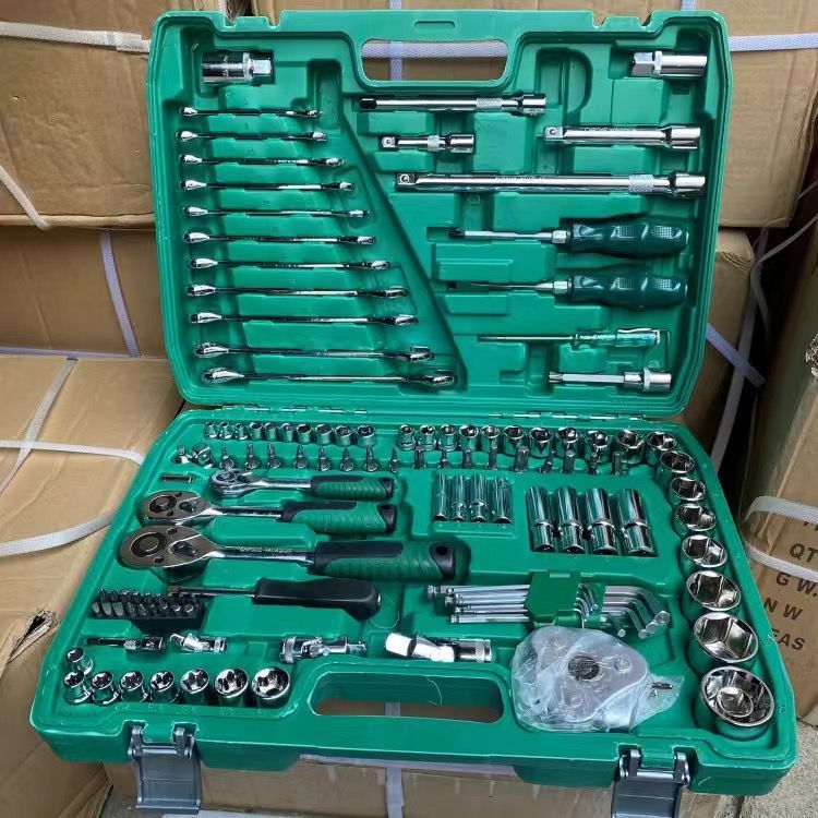 Tools set, wrench, 121 pieces