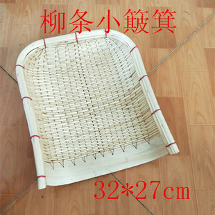 Pure handmade wicker rattan bamboo dustpan farm household old-fashioned large and medium small size wicker dustpan basket way