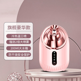 Hot and Cold Dual Spray Facial Steamer Nano Hydrating Sprayer Facial Home Steam Machine Facial Steamer