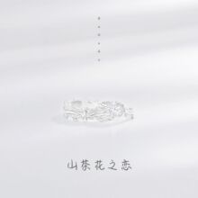 BaObao原创设计s925纯银山茶花之恋情侣对戒轻奢高级感情人节礼物