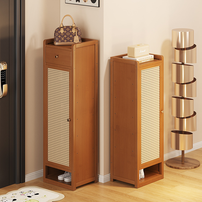 Shoe Cabinet for Home Entrance, Integrated Cabinet for Hallway, New Model Dust-Proof Storage Cabinet with Doors, Narrow Cabinet