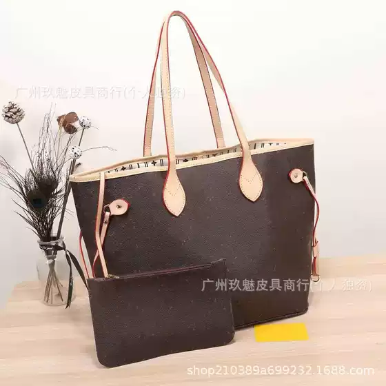Foreign Trade Explosions Classic Fashion Retro Simple Large Capacity Handbag Printed Portable Tote Bag Big Bag