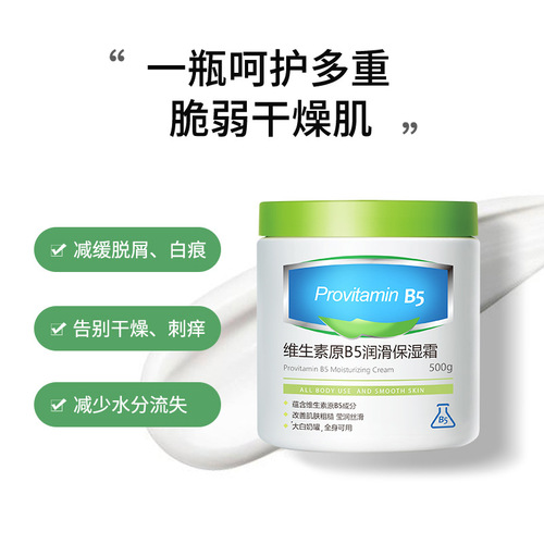 Han Lun Meiyu Provitamin B5 Moisturizing Cream Moisturizing Skin Care Anti-Drying Large White Jar Cream High Moisturizing Moisturizing Cream
