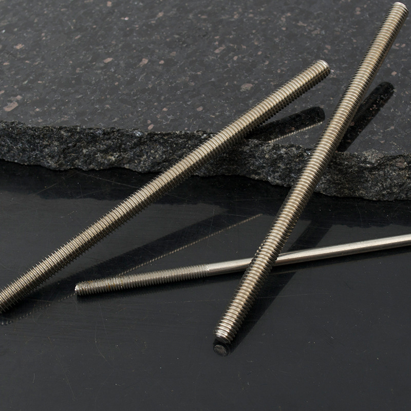316不锈钢双头全牙螺杆牙条M2|M3|M4| 通丝螺杆牙棒 长度可定制