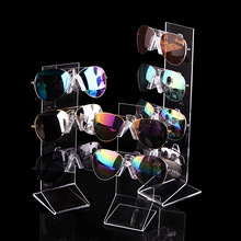 创意亚克力眼镜架 L形多层亚克力眼镜 展示架橱窗陈列架 眼镜摆件