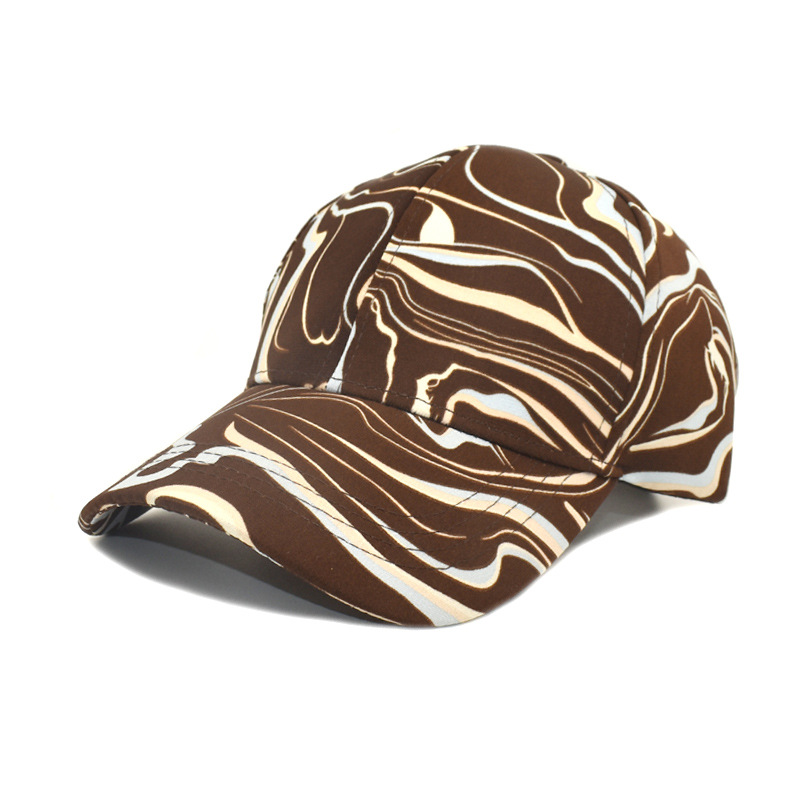 Unisex Fashion Swirl Pattern Printing Curved Eaves Baseball Cap display picture 4