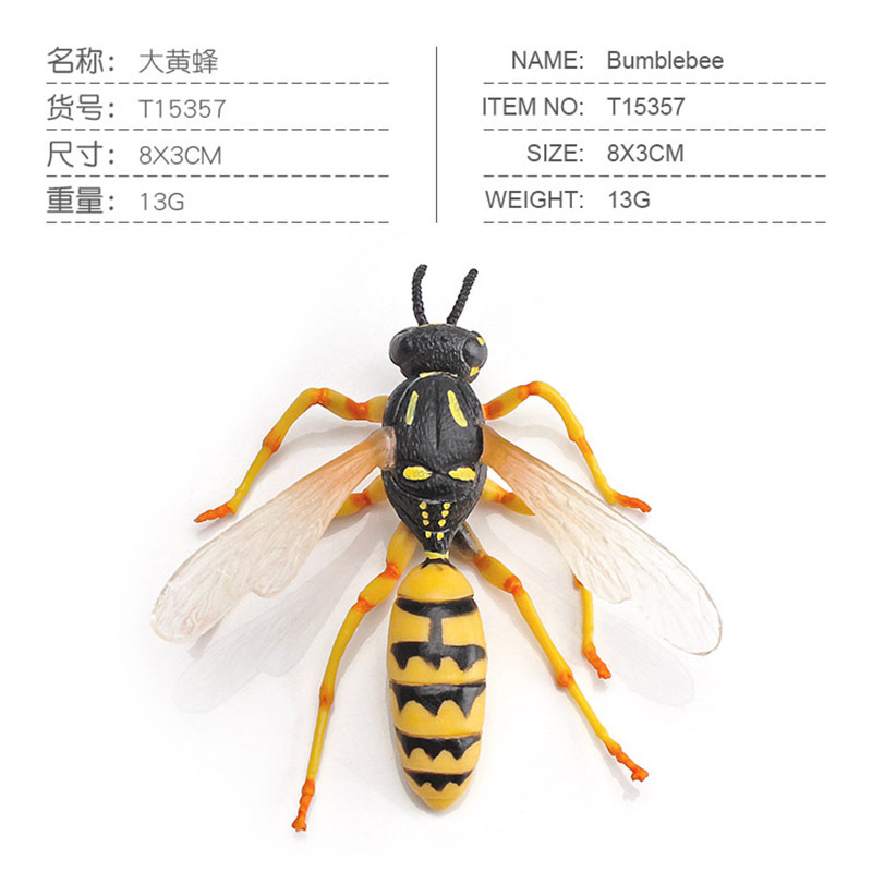 Sólido artificial abeja araña mariposa Naruto ciempiés insecto modelo animal juguete de los niños arena bandeja Decoración