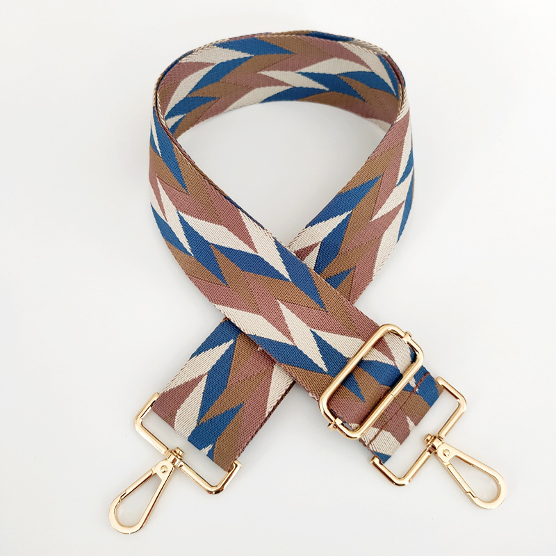 All Seasons Polyester Color Block Bag Strap display picture 2