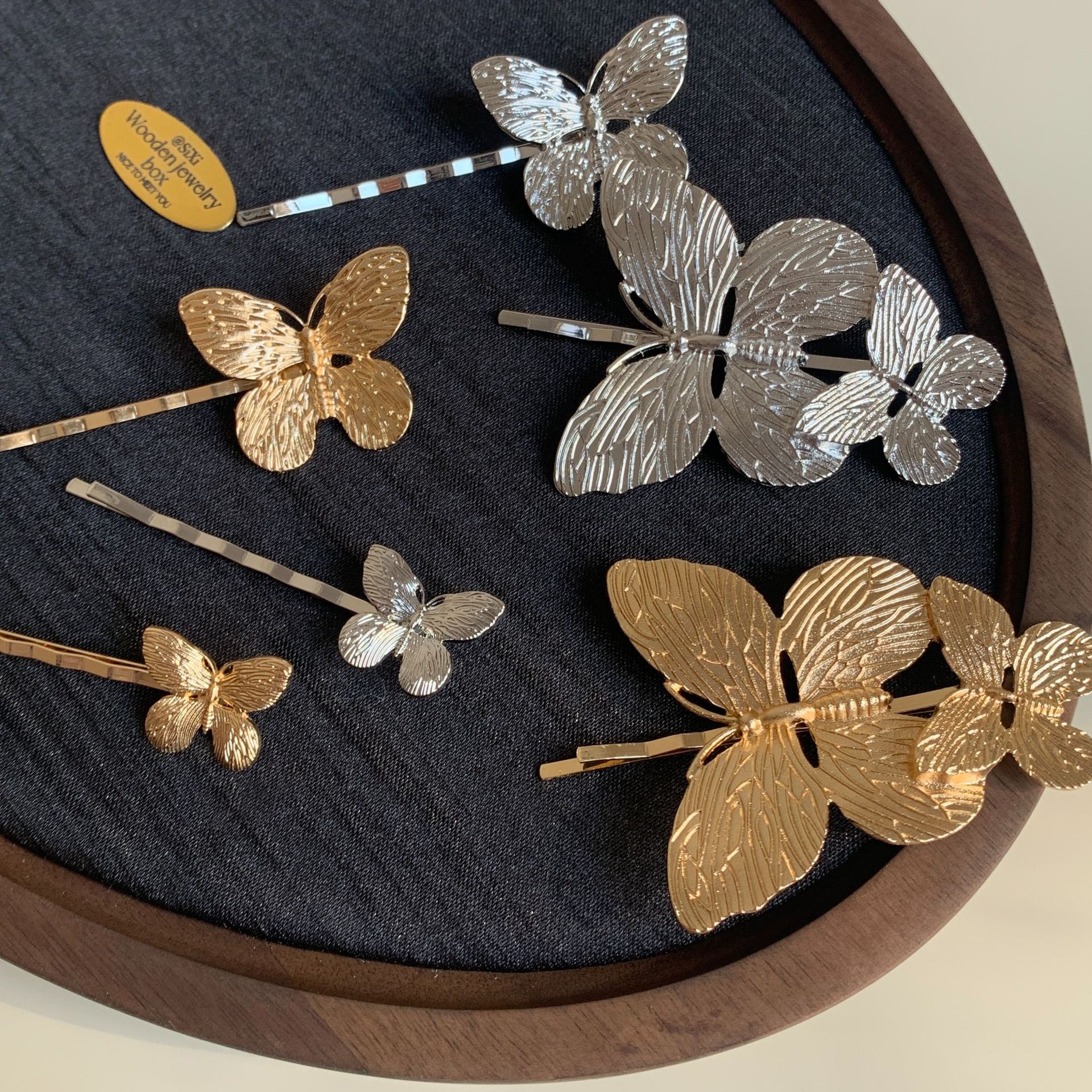 Butterfly Pattern Elegant Glam Women's Butterfly Alloy Hair Clip
