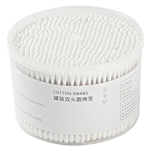 Double-sided disposable cotton swabs