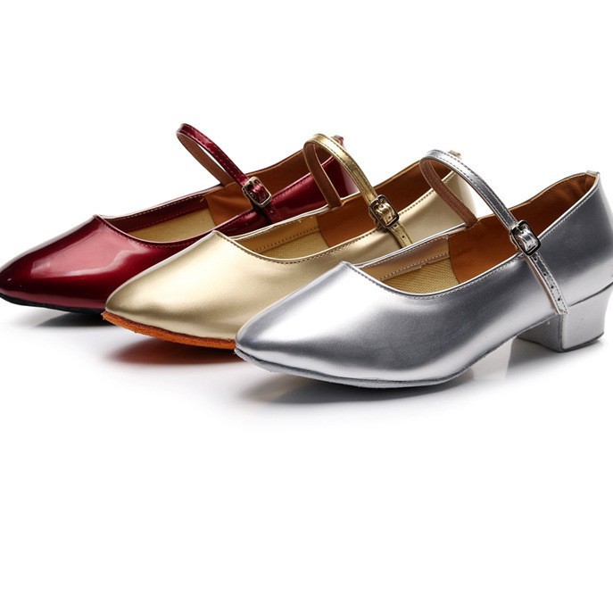 2024 Dance Shoes for Dancing Uyghur Gold Heels Xinjiang Dance Heels Ethnic Kidsren's Dance Modern High Heels Xizang