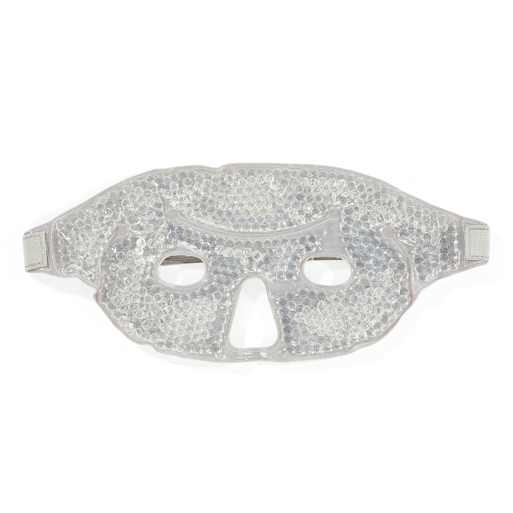 Máscara Facial de Gel para Compresas Frías y Calientes PVC y Terciopelo para aliviar fatiga facial