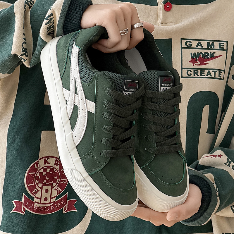 男鞋潮流小众原创设计帆布鞋2025秋季新款百搭休闲运动学生男鞋