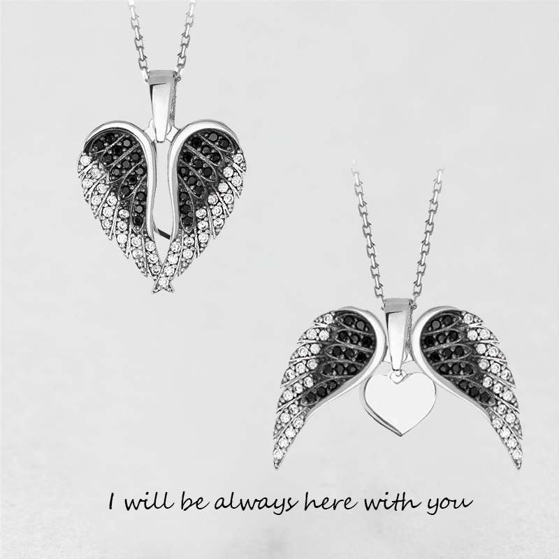 Ig Style Simple Style Heart Shape Wings Copper Zircon Pendant Necklace In Bulk display picture 4