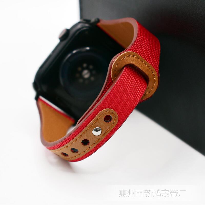 2022 New Guzhi nylon smart strap adaptor applewatch strap 456SE smart Apple Watch