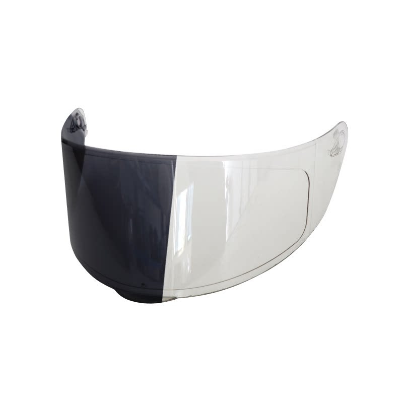 Motorcycle Large Lens Black Tea Silver-Coated Colorful Motorcycle Helmet Accessories for Riding, Unisex, Night Vision, Light-Transmitting