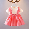 Summer dress, children's small princess costume, skirt, Korean style, western style