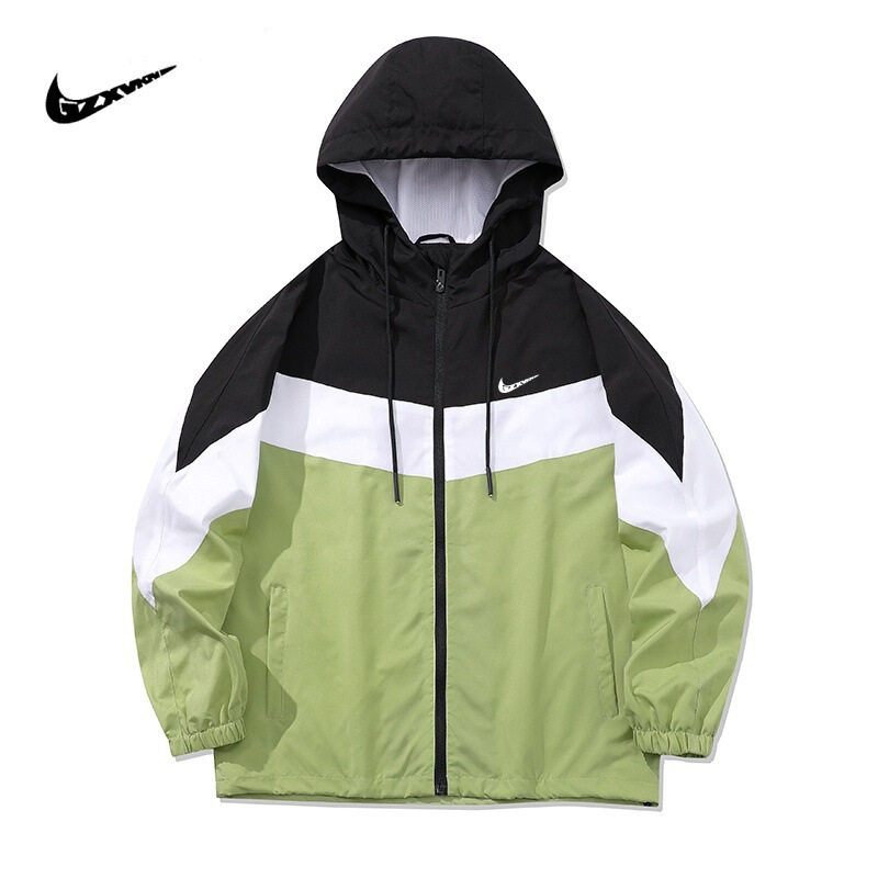New Sports Windbreaker Men's Spring and Autumn Jacket Men's New Hooded Men's Thin Spring Jacket Outdoor Trendy Top