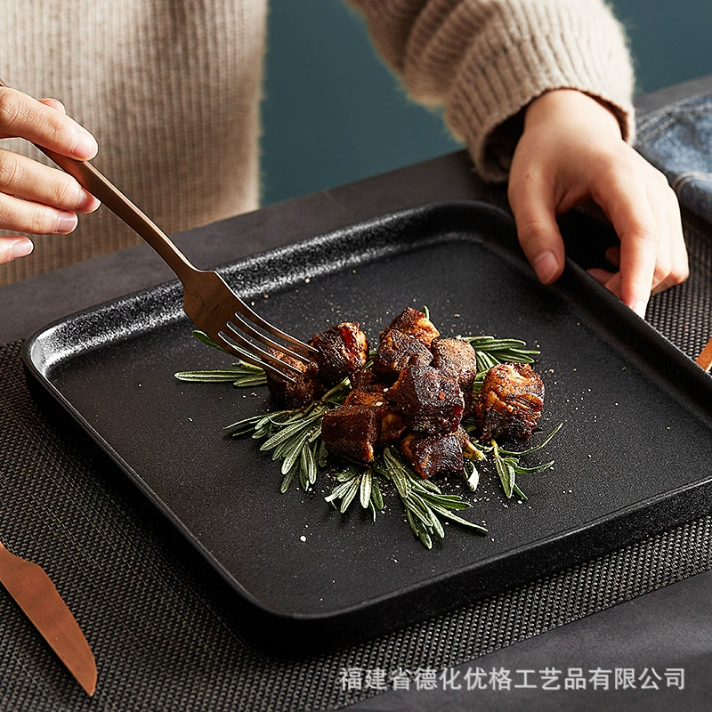 Matte Japanese creative set, tableware for hotel
