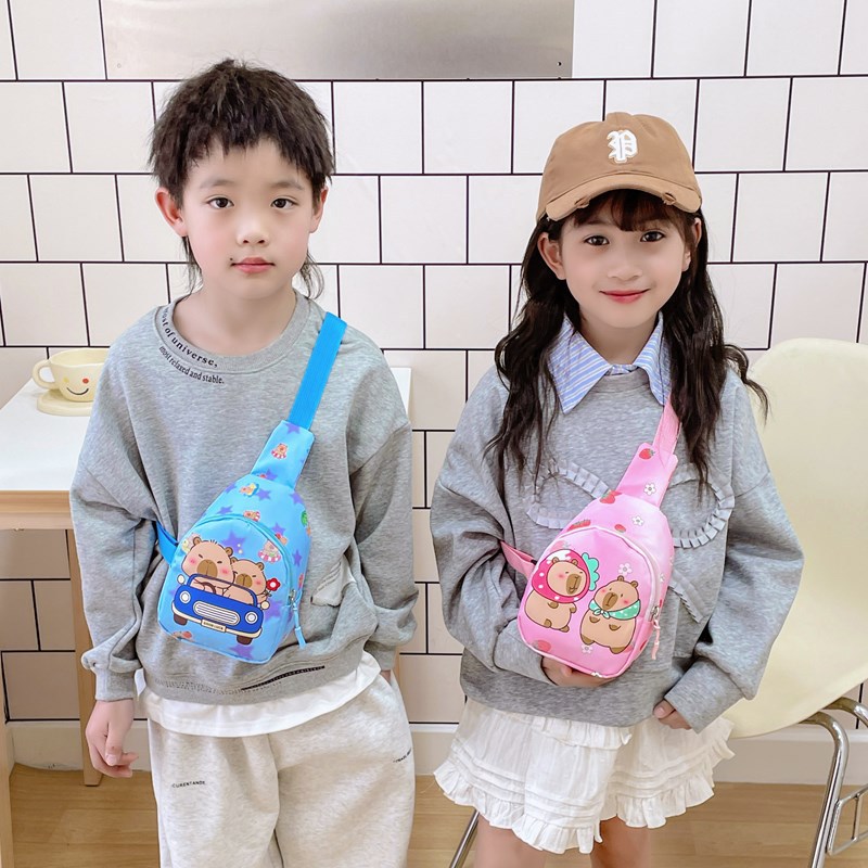 Bolsos para niños, bolsos de mochila para niñas lindas, bolsos de pecho para niñas, bolsos de caricatura para bebés, bolsos de cambio para niños