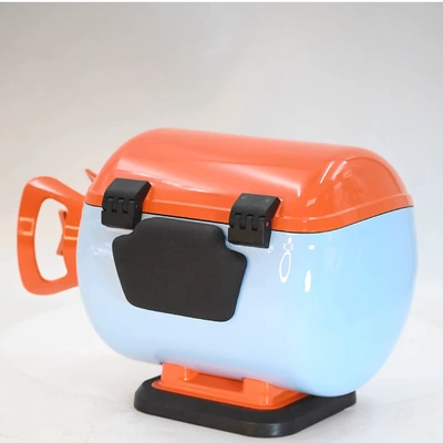 Honda 125 Stoner Ape Gas – Motorcycle trunk - orange-blue