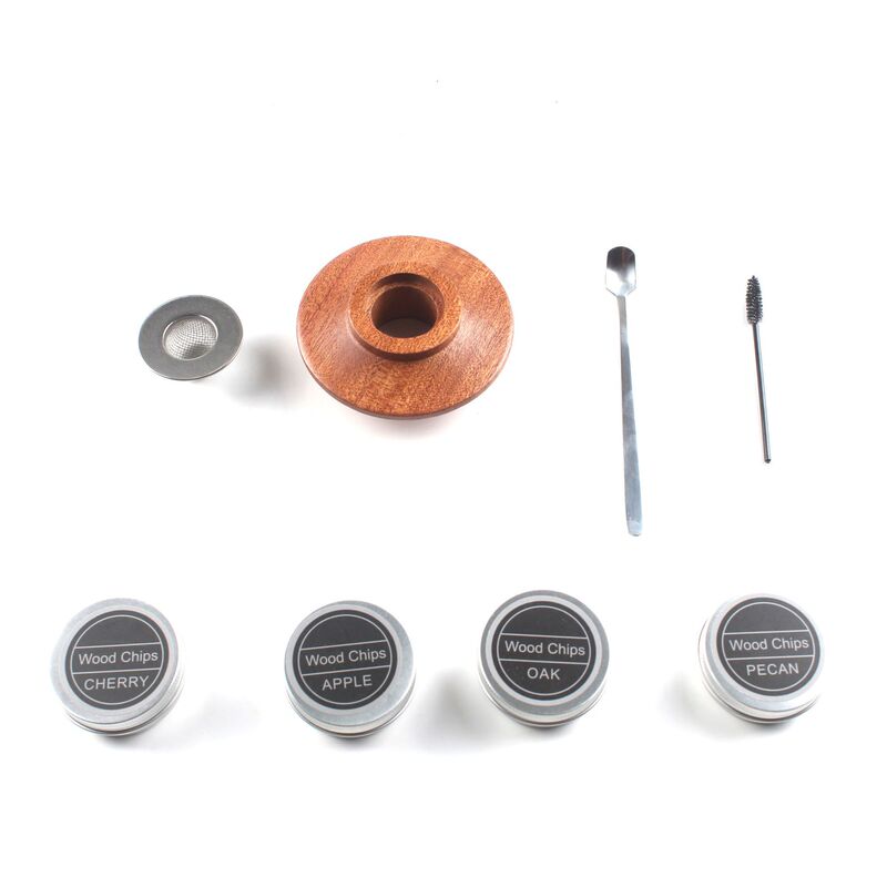 現物アマゾンスモーク器スモーク木蓋多味木屑スモーク器木製カクテルスモークセット|undefined