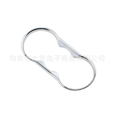 Car interior film Focus Cup Holder Frame - electroplating-silver
