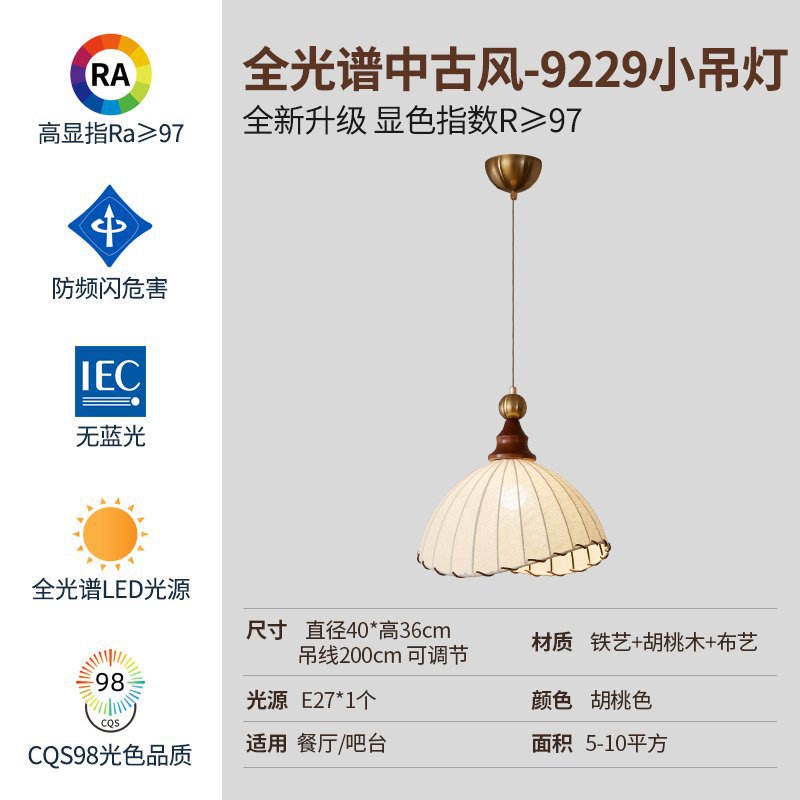 Lámparas de comedor estilo francés tranquilo estilo de lámparas medievales simple estilo de alojamiento moderno bar mesa de comedor pequeño candelier candelier de estilo medieval