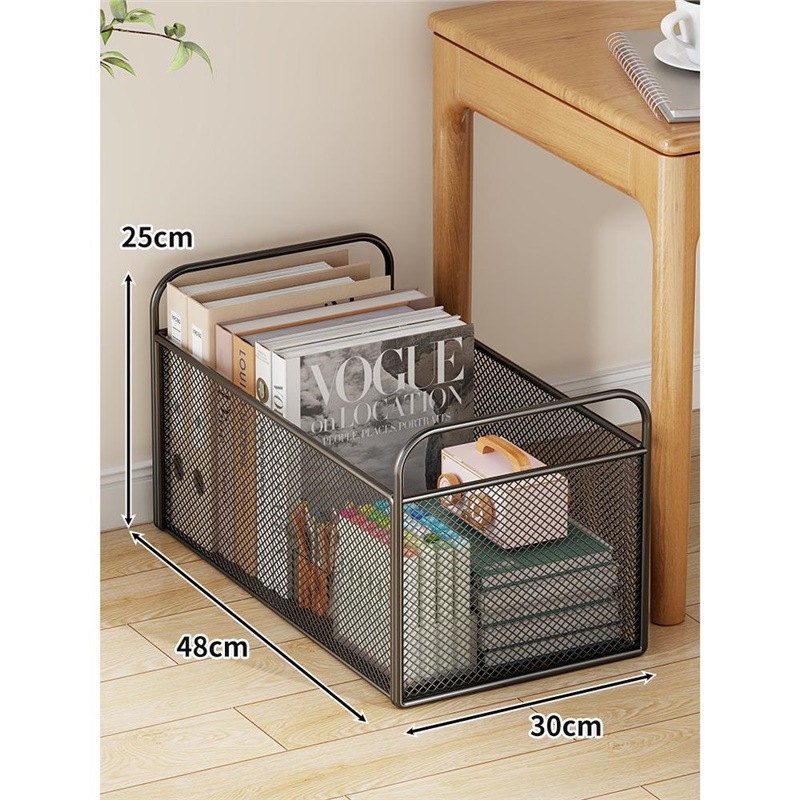 Caja de almacenamiento de libros Cesta de almacenamiento de libros extracurriculares móviles debajo del escritorio Caja de almacenamiento de libros