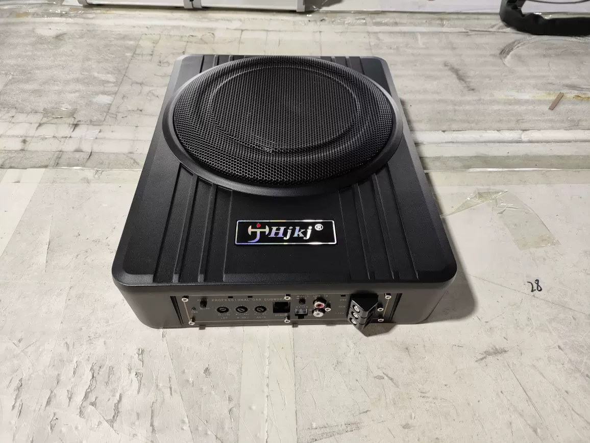 厂家现货10寸大功率超薄汽车低音炮12v纯低音 车载音响改装音箱