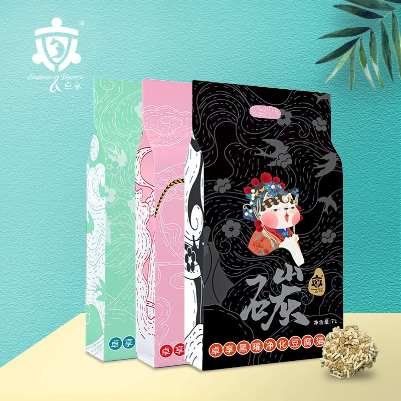 Zhuoxiang тофу кошачий песок и грязь, поглощающие воду, пыль, кошачий кошачий песок 7 литров