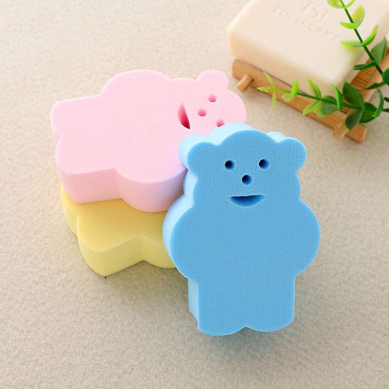 23 nuevo bebé baño esponja bebé Toalla de baño de algodón cómodo agradable a la piel absorbente conveniente baño suministros