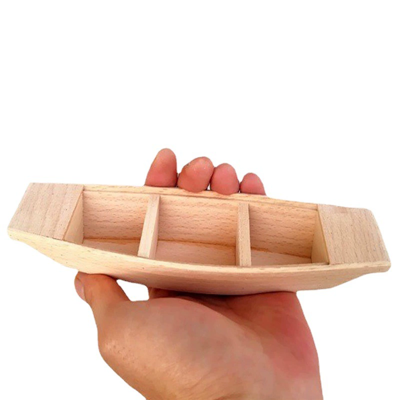 Деревянная маленькая игрушка, лодка, модель корабля